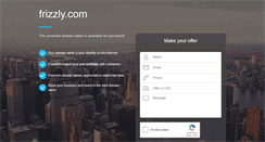 Desktop Screenshot of frizzly.com